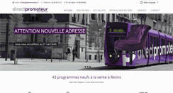 Desktop Screenshot of directpromoteur.fr